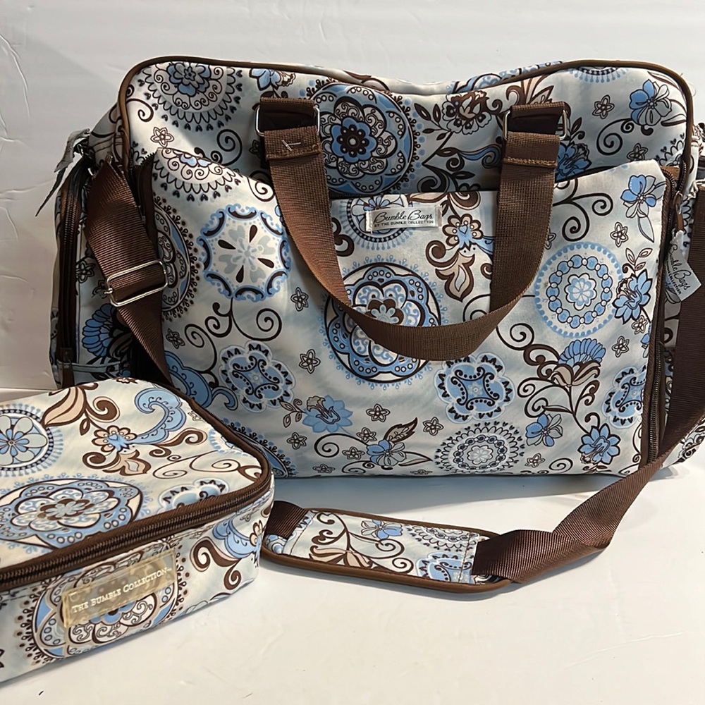 Bumble Diaper Bag Collection  large duffle overnight bag. Also small thermal bag